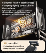 C296 360°Free Adjustment Multi-directional Folding Shaft Phone Holder | Desktop Lazy Man Stand - Image 11