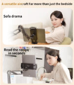 C296 360°Free Adjustment Multi-directional Folding Shaft Phone Holder | Desktop Lazy Man Stand - Image 14