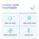 YAU29 Nylon Braided 3.5mm 4 Pole Port Splitter To Earphone And Microphone Plug Audio Cable - Image 3