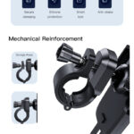 C127 360 Rack Rubber Car Cycle Silicone Bicycle Motor Mobile Cell Smart Phone Holder For Bike - Image 3
