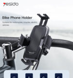 C127 360 Rack Rubber Car Cycle Silicone Bicycle Motor Mobile Cell Smart Phone Holder For Bike - Image 6