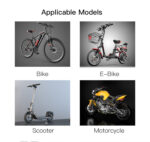 C127 360 Rack Rubber Car Cycle Silicone Bicycle Motor Mobile Cell Smart Phone Holder For Bike - Image 10