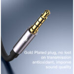 YAU29 Nylon Braided 3.5mm 4 Pole Port Splitter To Earphone And Microphone Plug Audio Cable - Image 4