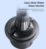 C195 Mobile Phone Holder Cup Mount Tightly Grip Design 360 Rotational Adjustable Car Cup Holder - Image 10