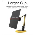 C33 Adjustable Desktop 10 Inch Tablet Monitor Phone Holder | 360 Degree Clamp Tablet Phone Holder - Image 3