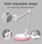 C33 Adjustable Desktop 10 Inch Tablet Monitor Phone Holder | 360 Degree Clamp Tablet Phone Holder - Image 11
