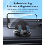 C268 360 Rotating Silicone Anti-slip Adsorption Automatic And Stable Clamping Dashboard Phone Holder - Image 4