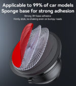 C268 360 Rotating Silicone Anti-slip Adsorption Automatic And Stable Clamping Dashboard Phone Holder - Image 9