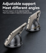 C268 360 Rotating Silicone Anti-slip Adsorption Automatic And Stable Clamping Dashboard Phone Holder - Image 12