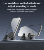 C268 360 Rotating Silicone Anti-slip Adsorption Automatic And Stable Clamping Dashboard Phone Holder - Image 14