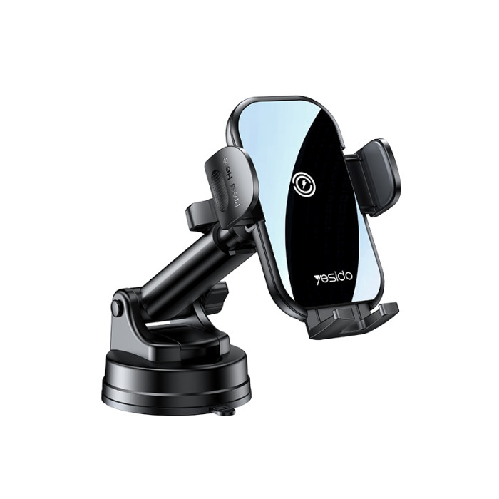 quality,Q_90 C197 15W Fast Charging Wireless Car Charger | 360 Rotating Suction Cup Air Vent | Phone Holder - Image 1