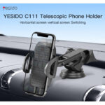 C111 360 Arm Truck Car Adjustable Mobile Phone Dash Windshield Clip Phone Holder On Dashboard - Image 2