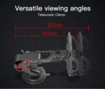 C111 360 Arm Truck Car Adjustable Mobile Phone Dash Windshield Clip Phone Holder On Dashboard - Image 11