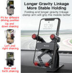 C90 Car Gravity 360 Degree Universal Dashboard Moblie Phone Holder | Gravity Sensor Phone Holder - Image 10