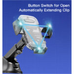 C139 Hot mobile phone accessories car holder 360 extend 360 suction car mount phone holder - Image 4