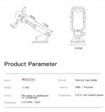 C139 Hot mobile phone accessories car holder 360 extend 360 suction car mount phone holder - Image 8