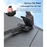 C137 360 Arm Truck Car Adjustable Smart Phone Dash Windshield Spring Clip Phone Holder - Image 3