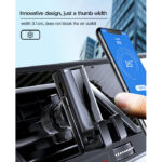 C86 Universal Gravity Auto Bracket Lengthen Spring Clip Car Air Vent Phone Holder For Round Air Vent - Image 4
