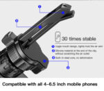 C86 Universal Gravity Auto Bracket Lengthen Spring Clip Car Air Vent Phone Holder For Round Air Vent - Image 8