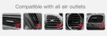 C86 Universal Gravity Auto Bracket Lengthen Spring Clip Car Air Vent Phone Holder For Round Air Vent - Image 12