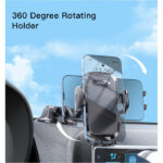 C140 360 Degree Rotating Arm Dashboard Truck Mobile Cellphone Smartphone Cell Smart Phone Holder - Image 3