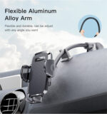 C140 360 Degree Rotating Arm Dashboard Truck Mobile Cellphone Smartphone Cell Smart Phone Holder - Image 9