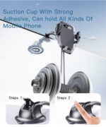 C140 360 Degree Rotating Arm Dashboard Truck Mobile Cellphone Smartphone Cell Smart Phone Holder - Image 13