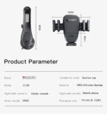 C130 Plastic Car Dashboard Suction Cup Using Flexible Adjustment Mobile Phone Holder - Image 8