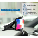 C65 Universal Dashboard Mount Clip Car Mobile Phone Stand Bracket Phone Holder For 8 X Plus - Image 2
