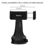 C1 Universal Spring Clip 360 Angle Rotation Mobile Phone Car Holder Suction Cup Car Phone Holder - Image 3