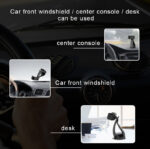 C1 Universal Spring Clip 360 Angle Rotation Mobile Phone Car Holder Suction Cup Car Phone Holder - Image 11
