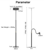 C116 Long Arm Adjustable Display Desktop Floor Hand Tablet Moblie Phone Holder - Image 8