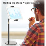 C115 Long Arm Metal Lazy Adjustable Display Gooseneck Tablet Hang Moblie Phone Holder - Image 4