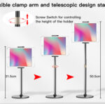 C115 Long Arm Metal Lazy Adjustable Display Gooseneck Tablet Hang Moblie Phone Holder - Image 9