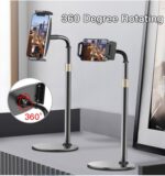 C115 Long Arm Metal Lazy Adjustable Display Gooseneck Tablet Hang Moblie Phone Holder - Image 10