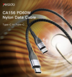 CA156 1.2Meter 60W Aluminum Alloy Nylon Braided Cable | Type-C To Type-C Fast Charge Data Cable - Image 6