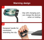 C115 Long Arm Metal Lazy Adjustable Display Gooseneck Tablet Hang Moblie Phone Holder - Image 16