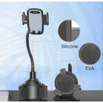 C112 Auto Extending Clamp Arm Long Flexible Arm Car Cup Phone Holder - Image 3