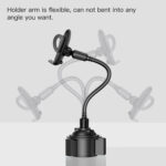 C112 Auto Extending Clamp Arm Long Flexible Arm Car Cup Phone Holder - Image 14