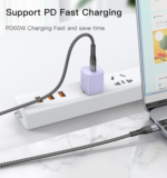 CA156 1.2Meter 60W Aluminum Alloy Nylon Braided Cable | Type-C To Type-C Fast Charge Data Cable - Image 10