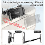 C117 Hot Seller Car Seat Holder Metal Folding Car Phone Holder For Mobile Phone and Tablet - Image 4