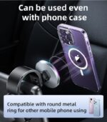 C292 360 Free Rotating LED Breathing Indicator Light Max 15W Fast Charging Wireless Phone Holder - Image 11