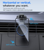 C311 Semiconductor Cooling Dual Ambient Lighting 15W Fast Charging Wireless Charger Car Phone Holder - Image 16