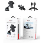 C188 Car Phone Holder | 15W Fast Charge Automatic Induction Alignment Universal Cradle Car Charger - Image 5