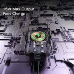 C188 Car Phone Holder | 15W Fast Charge Automatic Induction Alignment Universal Cradle Car Charger - Image 9