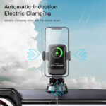 C188 Car Phone Holder | 15W Fast Charge Automatic Induction Alignment Universal Cradle Car Charger - Image 12