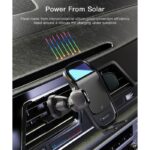 C164 Car Wireless Chargers Phone Holder | Solar Energy Storage Electric Induction Car Phone Holder - Image 3