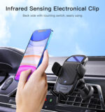 C164 Car Wireless Chargers Phone Holder | Solar Energy Storage Electric Induction Car Phone Holder - Image 9