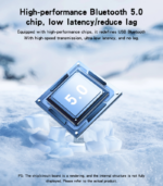 YAU81 Zinc Alloy Low Latency 8meter Stable Transmission Built-in Microphone Car Bluetooth Receiver - Image 9