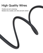 YAU28 15cm 3.5mm Male Jack To Female Earphone And Microphone Port AUX Audio Cable - Image 10